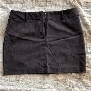 Express Charcoal Gray Stretch Skirt